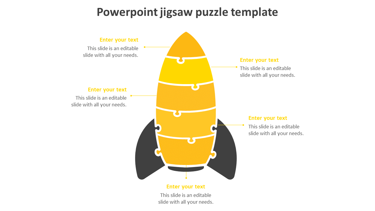 Free - Best PowerPoint Jigsaw Puzzle Template Slide Design